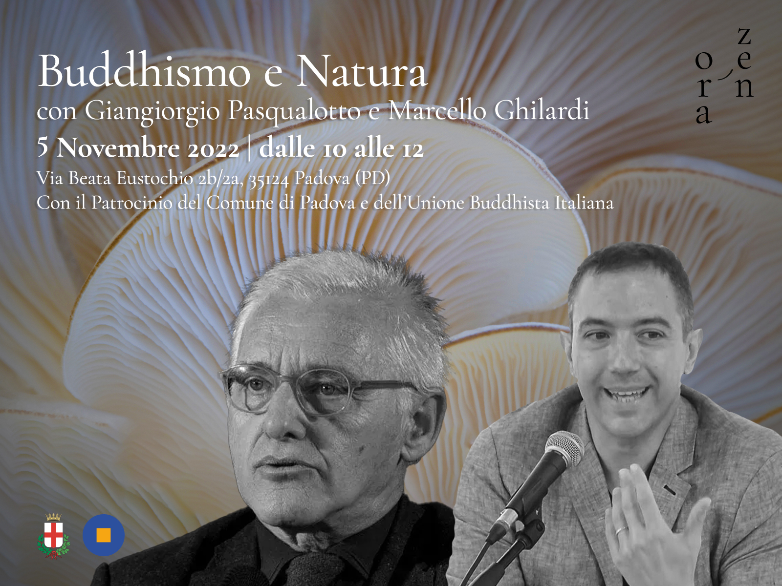 Buddhismo e Natura con Giangiorgio Pasqualotto e Marcello Ghilardi
