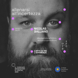 ALLENARSI ALL'INCERTEZZA: "L’arte oltre l’apparenza" con Nicolas Ballario @ Tempio OraZen Padova